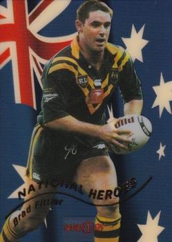 1996 Dynamic ARL Series 1 - National Heroes #NH3 Brad Fittler Front